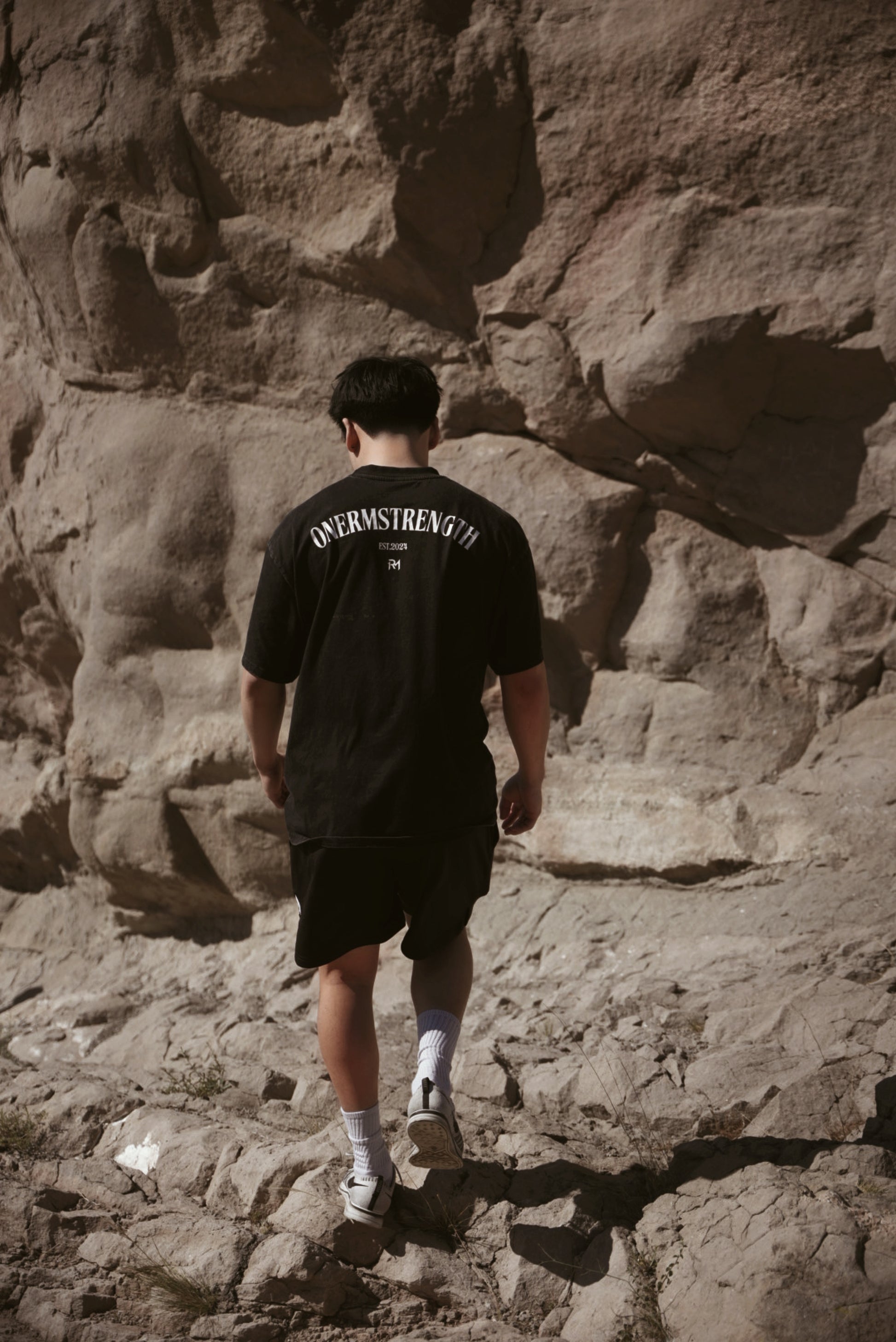Black Spellout Tee