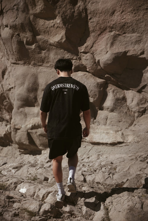 Black Spellout Tee